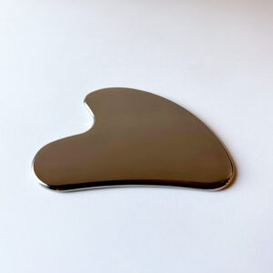Silver Heart-Shaped Gua Sha